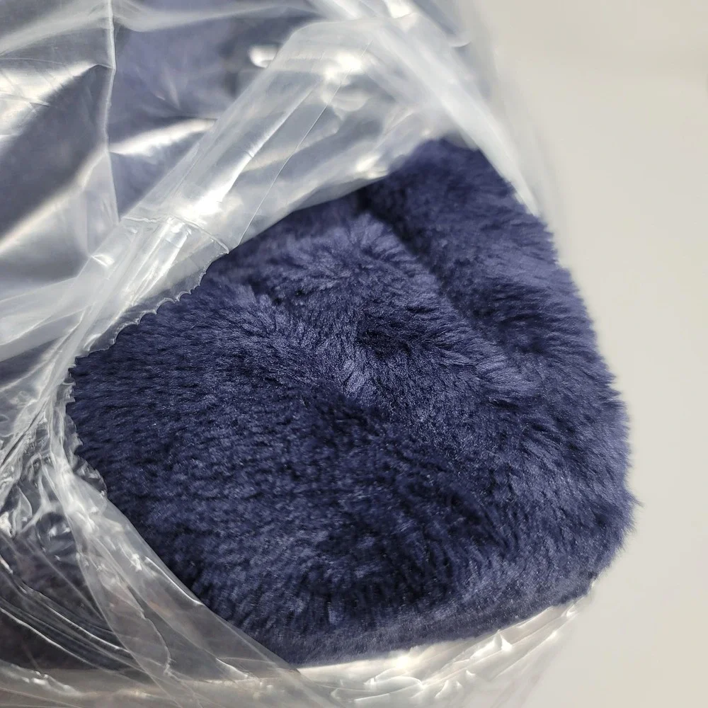 Soft & Cozy Company Lightweight Plush Blanket 90x90 Navy Blue Soft Cozy Bedding‎